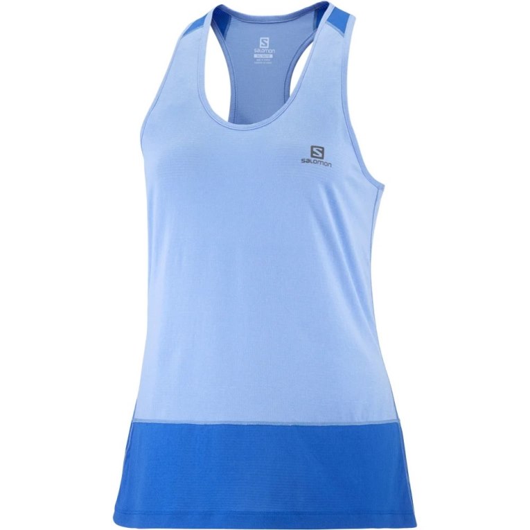 Blue Salomon Cross Run Women's Tanks | IE MK4135